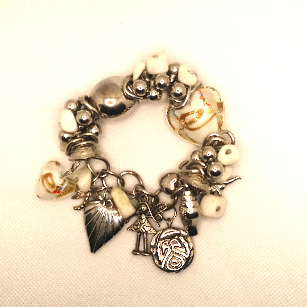 Chunky charm bracelet